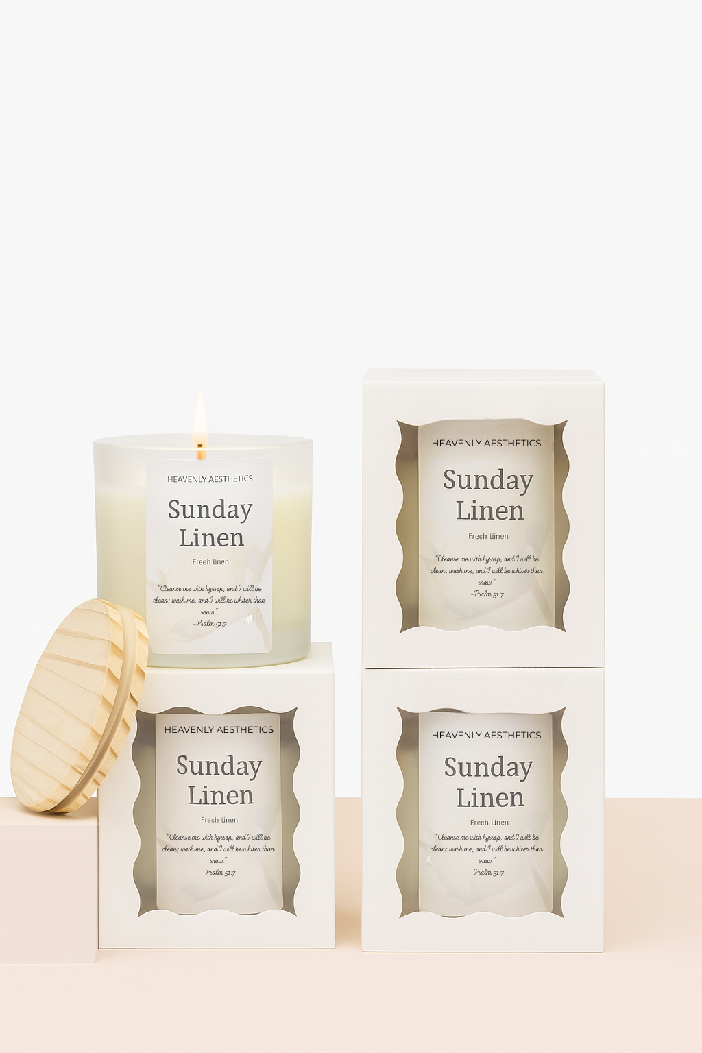 Sunday Linen Candle 10oz