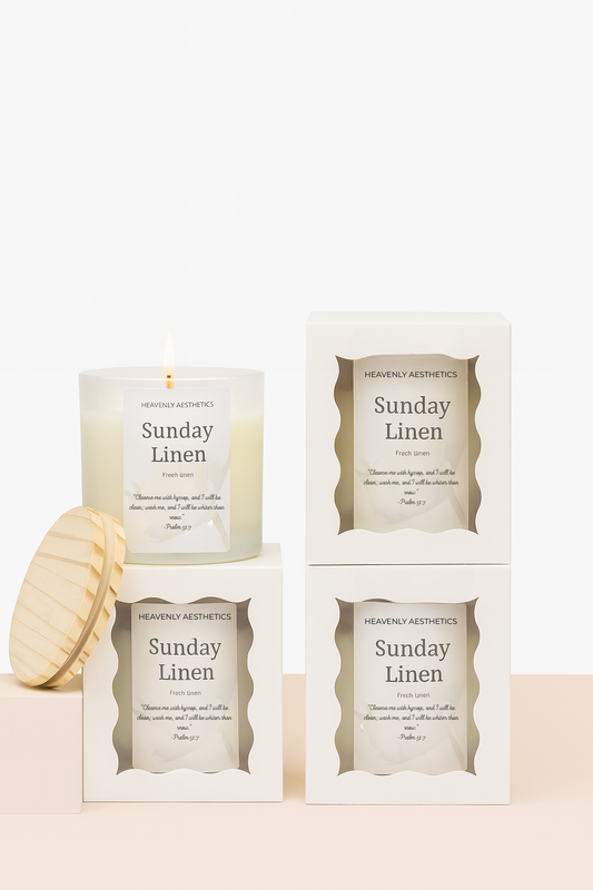 Sunday Linen Candle 10oz