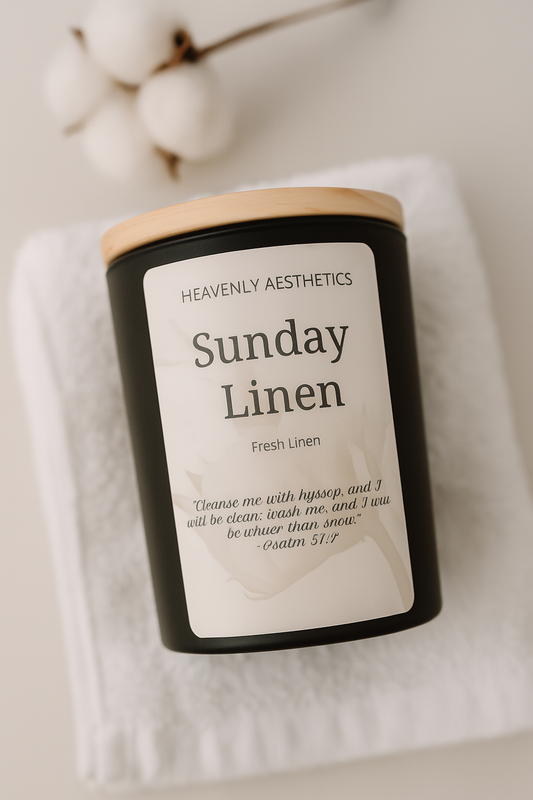 Sunday Linen Candle 7oz