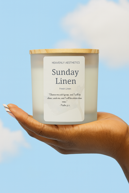 Sunday Linen Candle 10oz