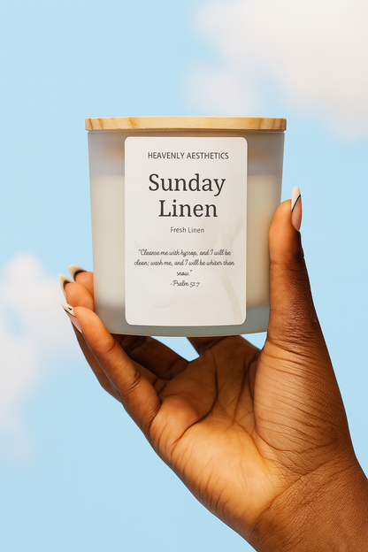 Sunday Linen Candle 10oz