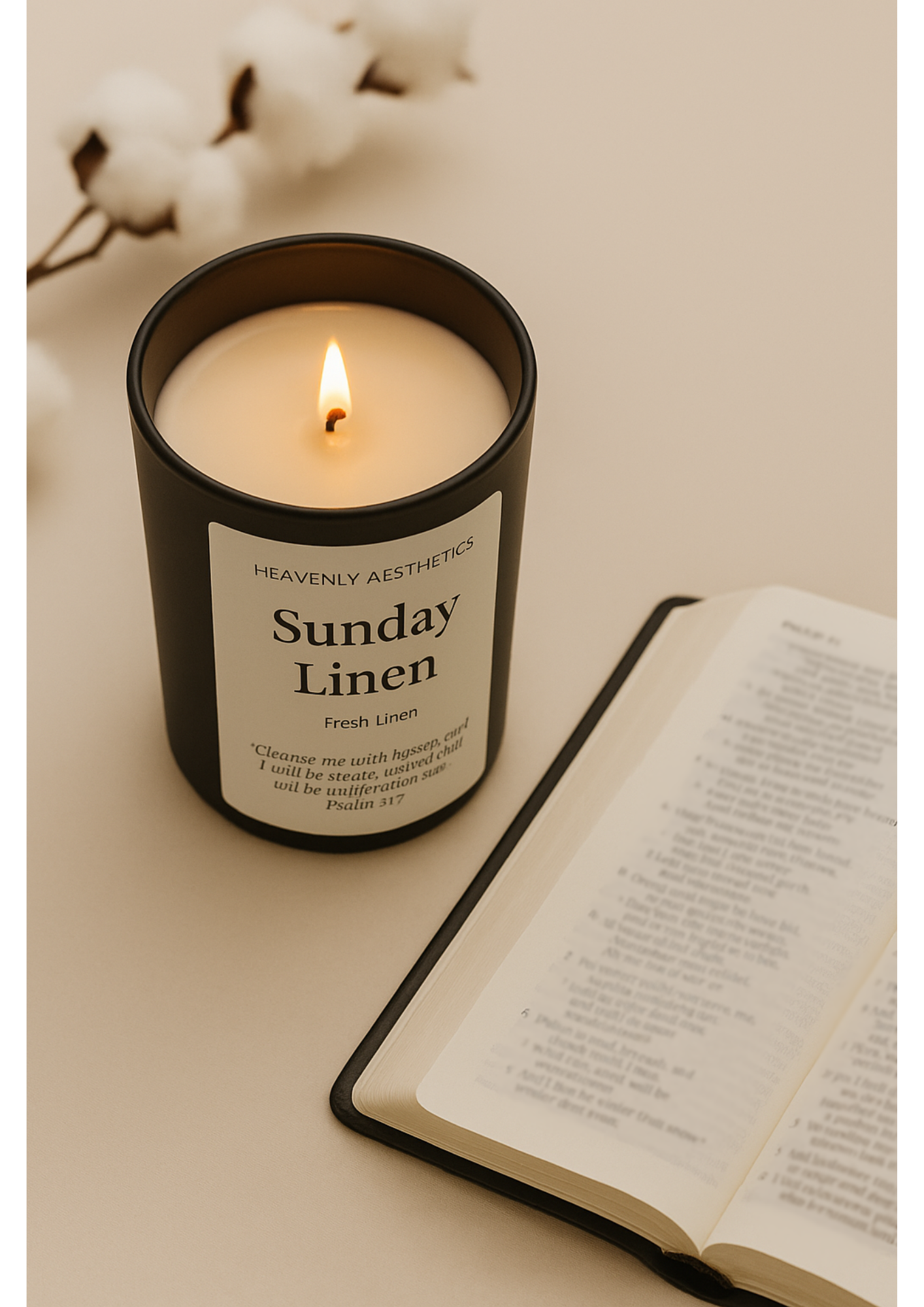 Sunday Linen Candle 7oz